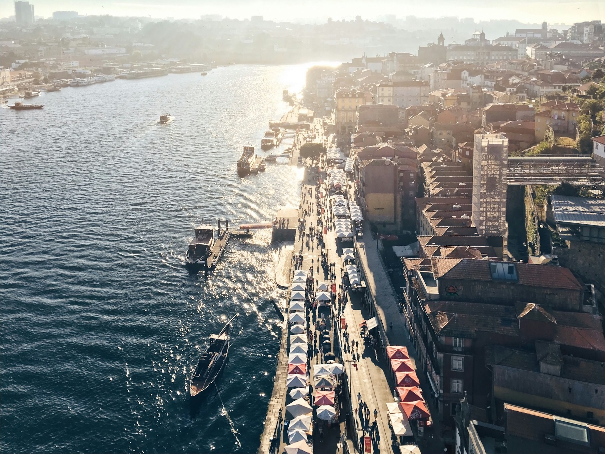 Views of the Douro River in Porto
